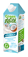 Напиток рисовый Green Milk с кокосом 750мл