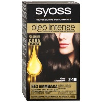 Краска для волос Syoss Oleo Intense тон 2-10 Чёрно Каштановый, 50 мл