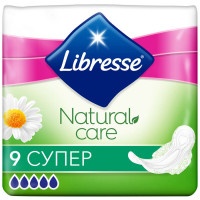 Гигиенические прокладки Libresse Natural Care Ultra Super, 9 шт.
