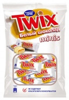 Батончики шоколадные Twix minis белый шоколад 184г