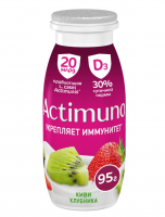 Напиток кисломолочный Actimuno / Актимуно клубника-киви 1.5%, 95г