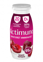Напиток кисломолочный Actimuno / Актимуно вишня-черешня 1.5%, 95г