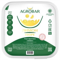 Пюре Agrobar фруктовое лимон замороженное, 1кг