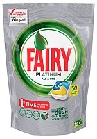 Таблетки Fairy Platinum All-in-1 для посудомоечной машины, 50 шт