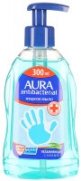 Мыло жидкое с антибактериальным эффектом Aura увлажняющее с Алоэ Вера, 300 мл