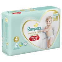Трусики Pampers Premium Care Pants Maxi 4, 9-15 кг, 38 шт.