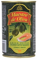 Оливки Maestro de Oliva с семгой 300г