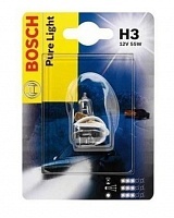 Лампа Bosch Pure Light автомобильная стандарт H3, 55W