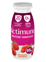 Напиток кисломолочный Actimuno / Актимуно земляника-шиповник 1.5%, 95г