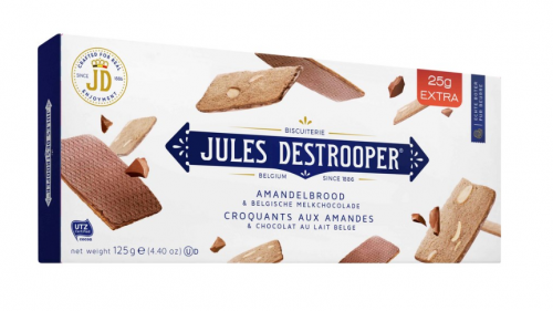 Печенье Jules Destrooper Amandelbrood, 125г, Бельгия