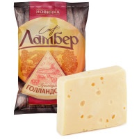 Сыр полутвердый Ламбер Голландский 45% 180г