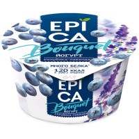 Йогурт Epica Bouquet голубика-лаванда 4,8% 130г