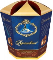 Конфеты Вдохновение шоколадно-ореховый крем с миндалем 150г