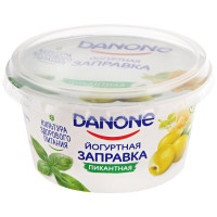 Йогурт Danone для заправки с пряностями Заправка пикантная 6%, 140г