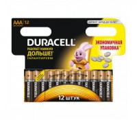 Батарейки Duracell Basic AAA, 12шт