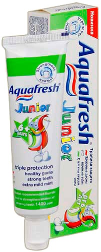 Зубная паста Aquafresh Junior для детей 6+ лет, 50 мл
