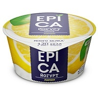 Йогурт Epica Crispy лимон 140г