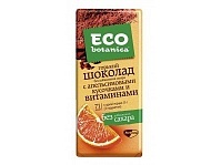 Шоколад ECO Botanica с апельсиновыми кусочками, 90г