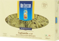 Макароны De Cecco тальятелле шпинатные 250г