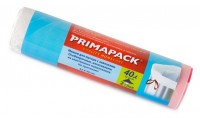 Мешки PrimaPack для мусора особопрочные с завязками 40л, 12шт