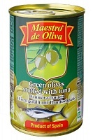 Оливки Maestro de Oliva с тунцом 300г