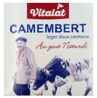 Сыр Vitalat Camembert мягкий с белой плесенью 45%, 125г
