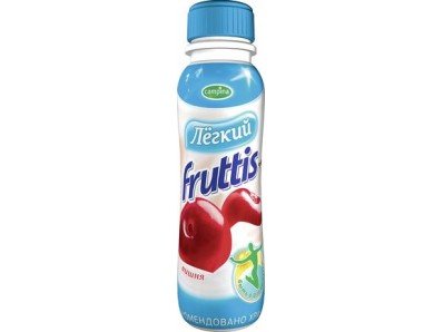 Йогурт питьевой FRUTTIS легкий с соком вишни 0,1% 285г