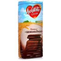 Печенье Любятово шоколадное 335г