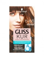 Краска для волос Gliss Kur Шоколадный каштановый т.6-68 165мл