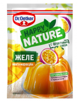 Желе Dr.Oetker Happy Nature с фруктовым соком манго и маракуйи, 41г