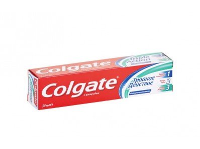Зубная паста COLGATE triple action, 50 мл