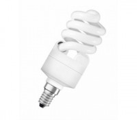 Лампа люминесцентная Osram MTW 15W Е14, теплый белый свет