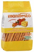 Соломка Manifesto хлебная сыр паприка 150г