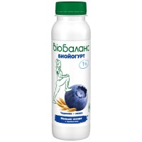 Йогурт питьевой Bio Баланс Черника Злаки 270г