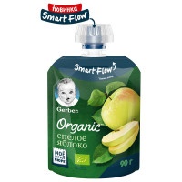 Пюре Gerber Organic Спелое яблоко без сахара с 4 месяцев 90г