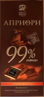 Шоколад Априори горький какао 99%, 100г