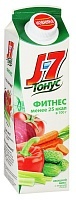 Напиток J7 Тонус сокосодержащий мультиовощной "Овощная смесь" для детского питания 0,9л