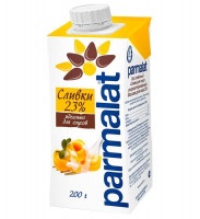 Сливки Parmalat ультрапастеризованные для соуса 23%, 0,2 л