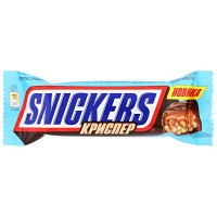 Шоколадный батончик Snickers Crisper 40г