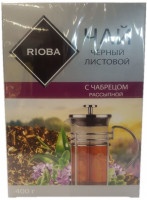 Чай Rioba с чабрецом черный листовой 400г
