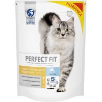 Корм для кошек Perfect Fit с лососем для чувств пищеварения 650г