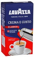 Кофе Lavazza Crema e Gusto молотый жареный, 250г