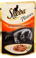 Корм для кошек SHEBA Pleasure из Телятины и Языка, 85г