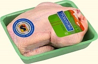 Тушка цыпленка-бройлера Троекурово, охлажденная, на подложке цена за кг