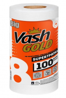 Тряпка Vash Gold Big в рулоне 14.5 х 28.5 х 14.5, 100 листов