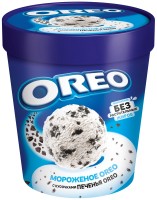 Мороженое сливочное Oreo с кусочками печенья ведерко, 263г
