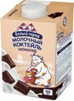 Коктейль Белый Город молочный Шоколад 1,2%, 500 мл
