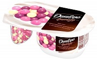 Йогурт Danone Даниссимо Фантазия Хрустящие шарики с ягодным вкусом, 6,9% 105г