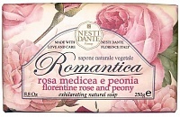Мыло Nesti dante Romantica флорентийская роза и пион, 250 г