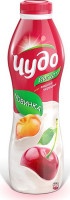 Йогурт питьевой Чудо Вишня-черешня 2,4%, 690 гр